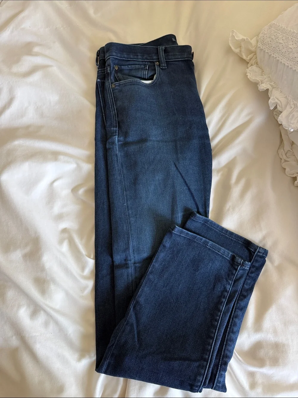 Banana Republic Men's Slim Straight Jeans - Deep Indigo Blue